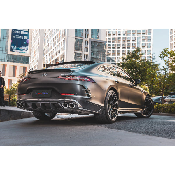 TAKD sidofenor till bakre stötfångaren i Dry Carbon för Mercedes-Benz AMG GT 2019–2023 – bild 3