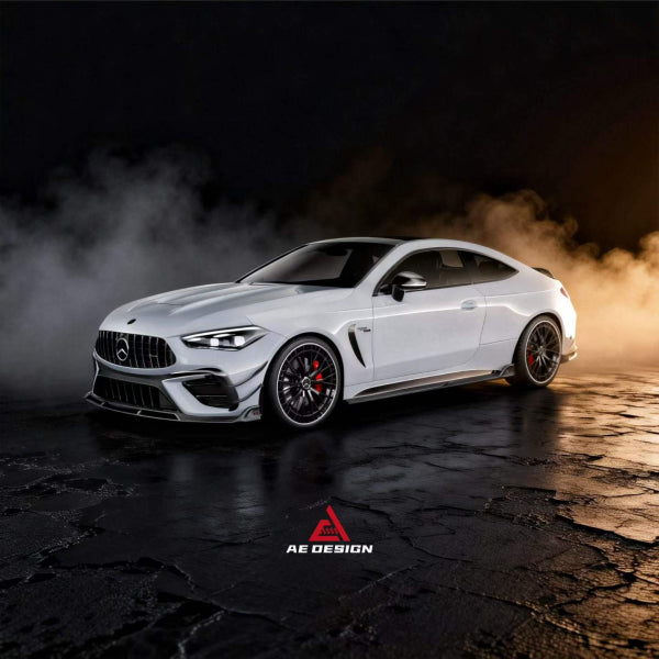 Aerokit i Dry Carbon för Mercedes-Benz CLE53 AMG Coupé C236 – 5 delar
