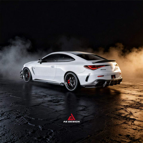 Aerokit i Dry Carbon för Mercedes-Benz CLE53 AMG Coupé C236 – 5 delar