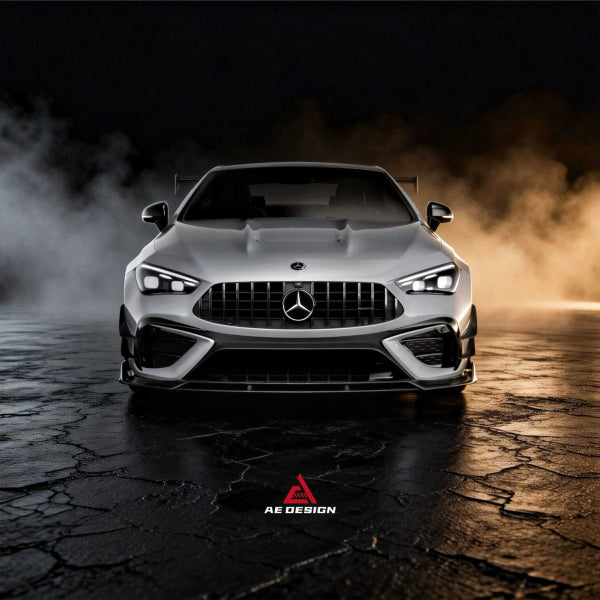 Aerokit i Dry Carbon för Mercedes-Benz CLE53 AMG Coupé C236 – 5 delar
