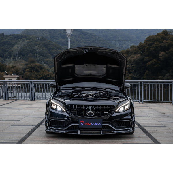 Aerokit i pre-preg Dry Carbon för Mercedes-Benz C-klass W205 Sedan C63 AMG
