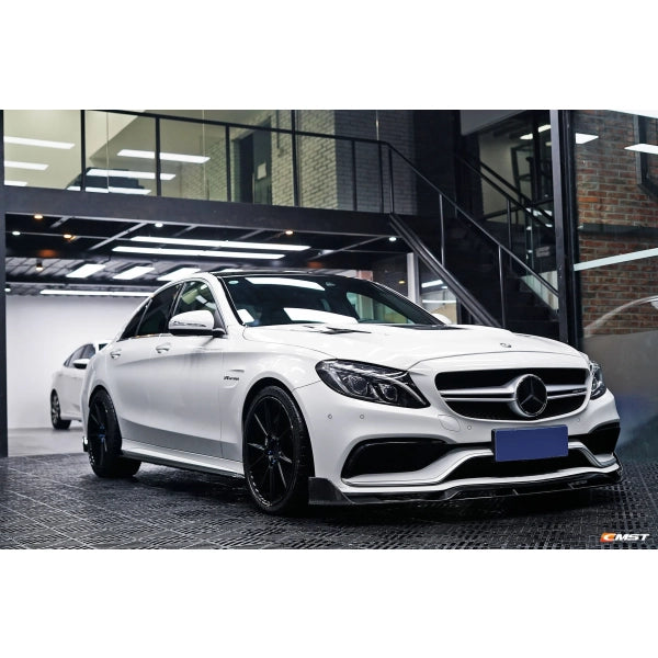 Frontläpp i carbon för Mercedes-Benz C-klass Coupé W205 C300/C43/C63