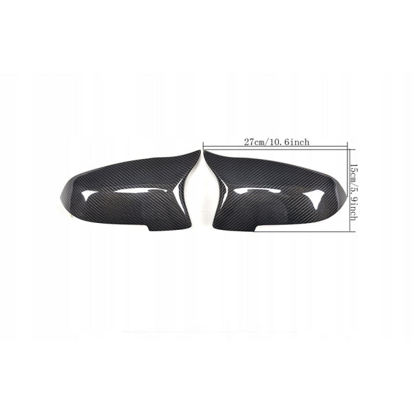 Backspegelkåpor M3-stil i carbon för BMW 5 F10/F11, 6 F06/F12/F13 & 7 F01–F04