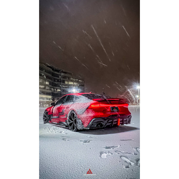 Stylingpaket i pre-preg carbon för Audi RS7 C8 2020–2023 (3 delar)