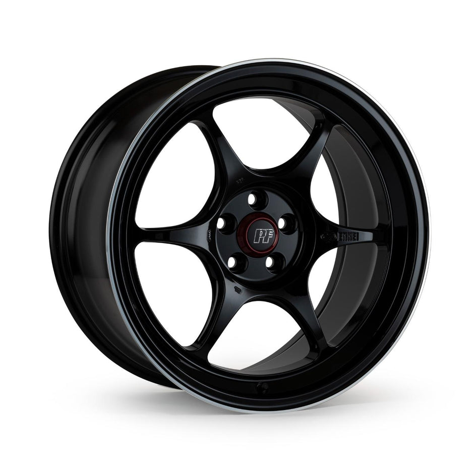 Enkei PF06 18" – Fälg i Svart Machined, flera bredder & bultmönster