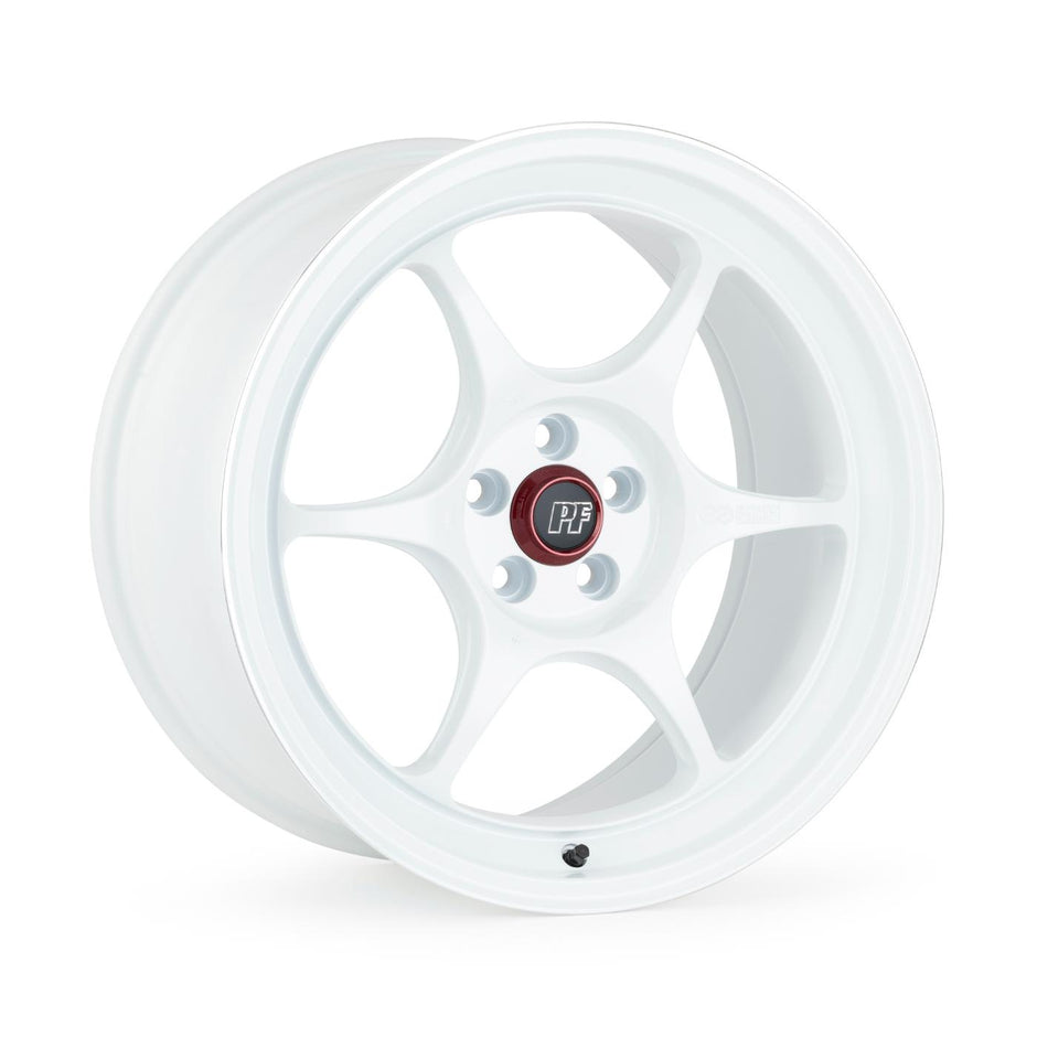 Enkei PF06 18" – Fälg i Vit Machined, flera bredder & bultmönster