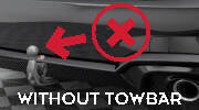 Prepreg Carbon Fiber Bakre Diffuser för Audi RS7 C8 C8 (version without towbar)