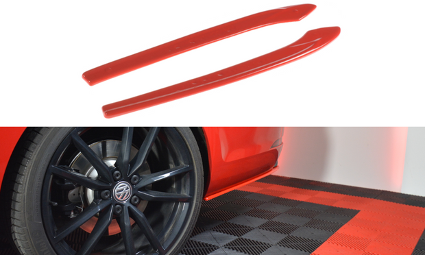 Bakre Sidosplitters V.2 för Volkswagen Golf Mk7 R Variant Facelift