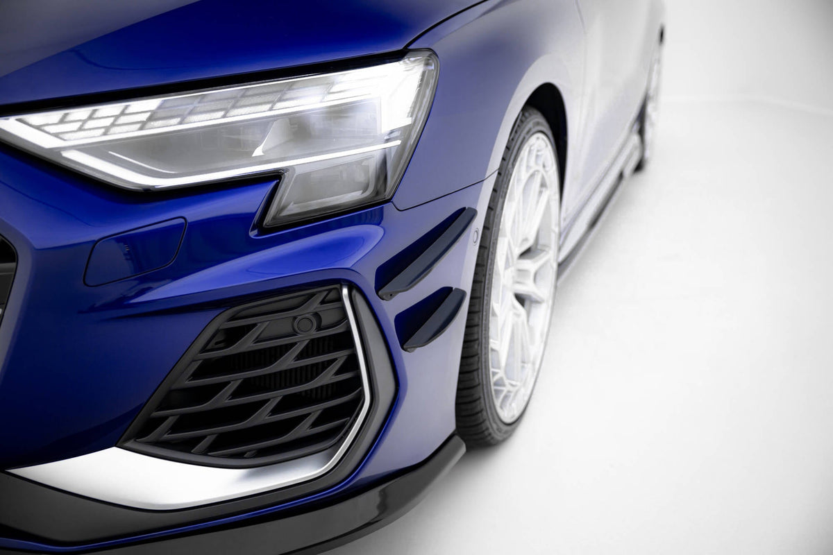 Främre Stötfångare Wings (Canards) för Audi A3 S-Line Sedan / S3 Sedan 8Y Facelift