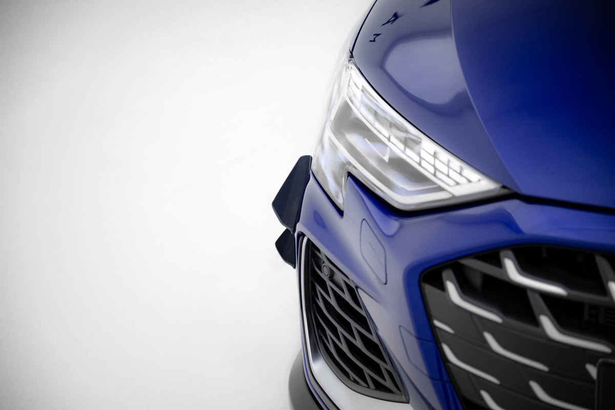 Främre Stötfångare Wings (Canards) för Audi A3 S-Line Sedan / S3 Sedan 8Y Facelift