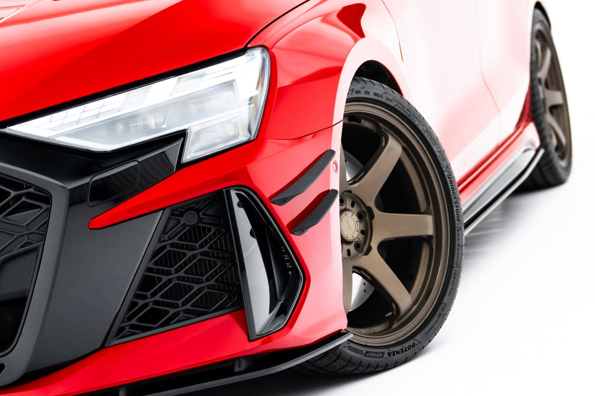Främre Stötfångare Wings (Canards) för Audi RS3 Sedan 8Y Facelift