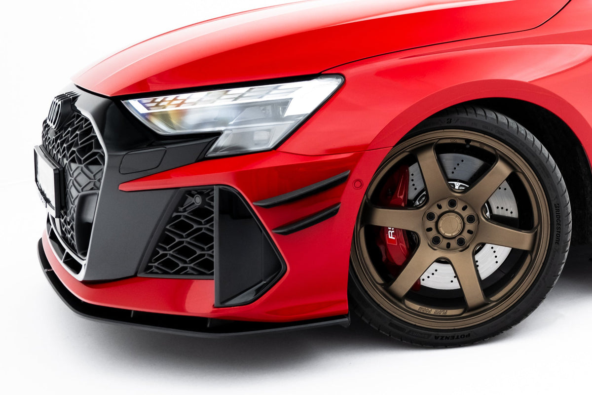 Främre Stötfångare Wings (Canards) för Audi RS3 Sedan 8Y Facelift