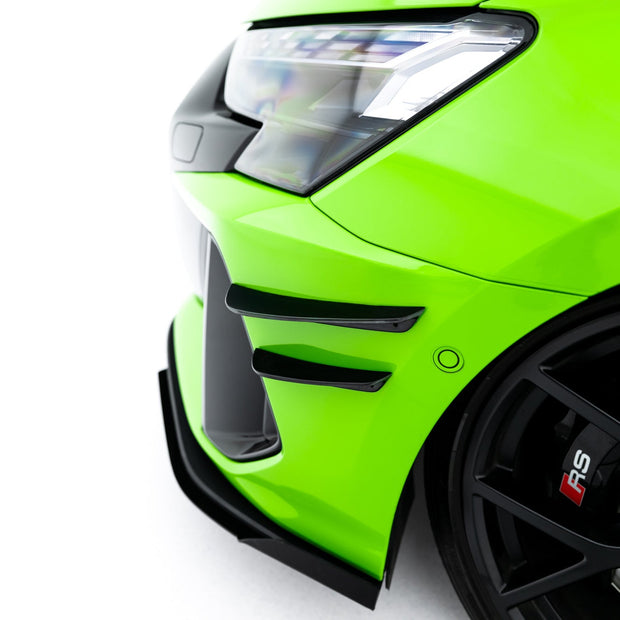 Främre Stötfångare Wings (Canards) för Audi RS3 Sportback 8Y Facelift