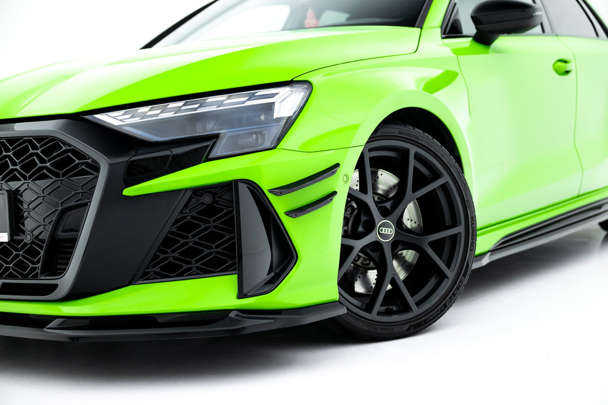 Främre Stötfångare Wings (Canards) för Audi RS3 Sportback 8Y Facelift