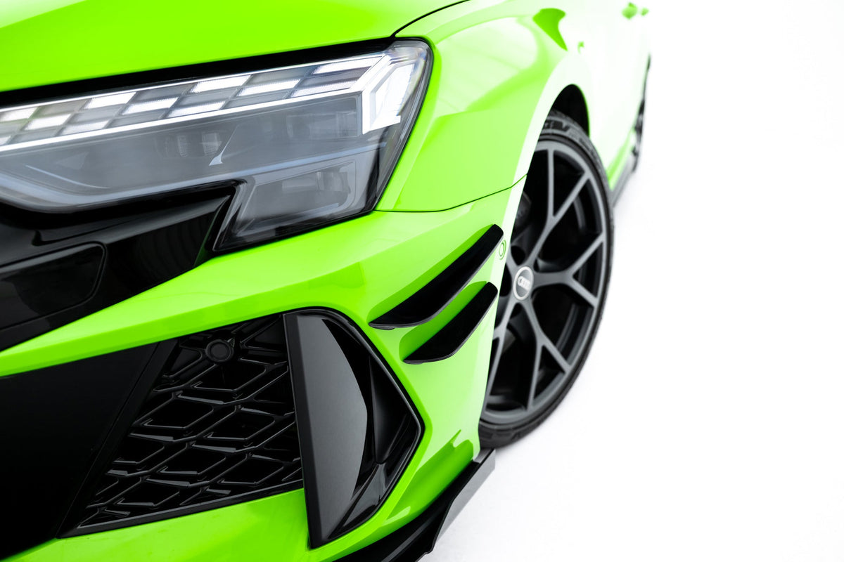 Främre Stötfångare Wings (Canards) för Audi RS3 Sportback 8Y Facelift