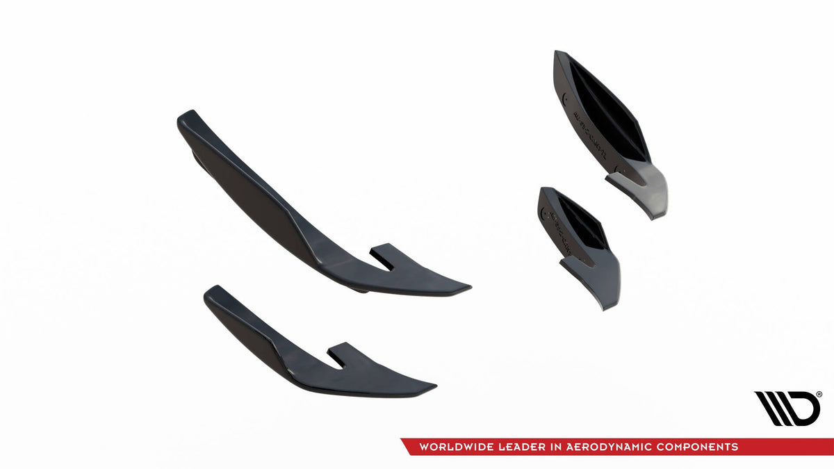 Främre Stötfångare Wings (Canards) för Audi S5 / A5 S-Line Coupe / Sportback F5