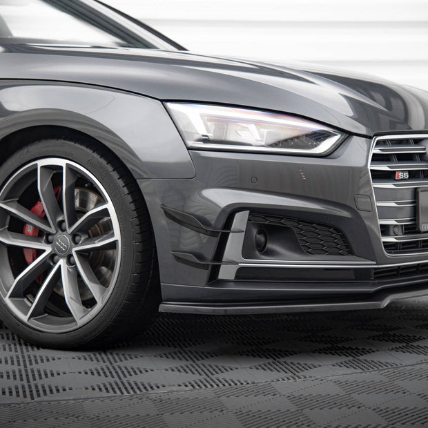 Främre Stötfångare Wings (Canards) för Audi S5 / A5 S-Line Coupe / Sportback F5