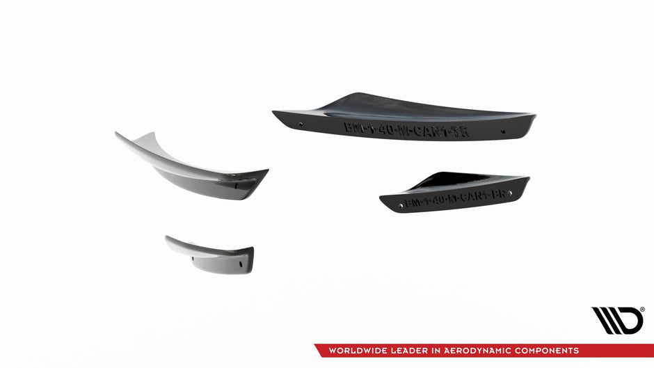 Främre Stötfångare Wings (Canards) för BMW 1 M-Pack / M135i / 128ti F40