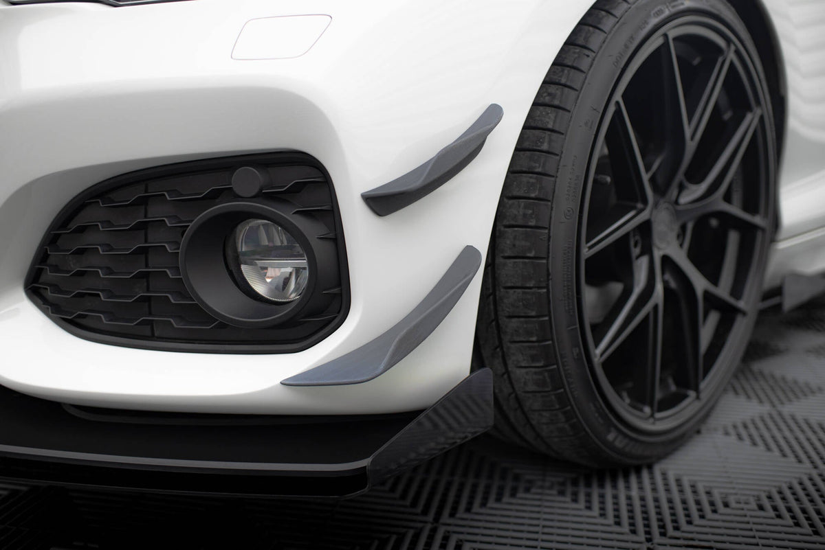 Främre Stötfångare Wings (Canards) för BMW 1 M-Pack / M140i F20 Facelift
