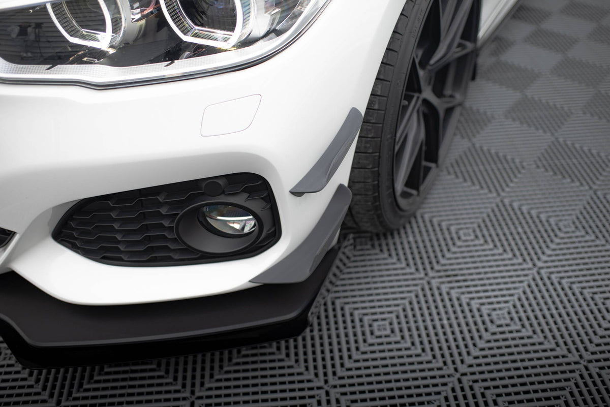 Främre Stötfångare Wings (Canards) för BMW 1 M-Pack / M140i F20 Facelift