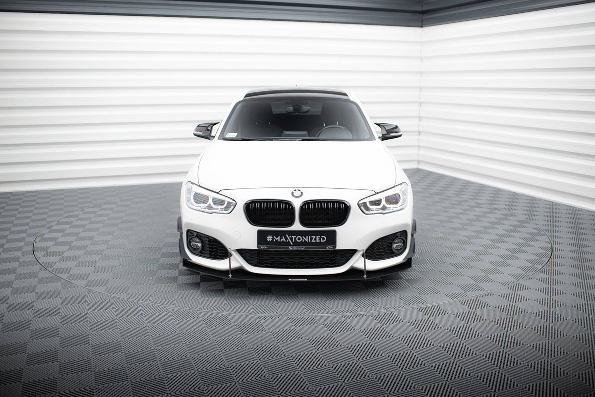Främre Stötfångare Wings (Canards) för BMW 1 M-Pack / M140i F20 Facelift