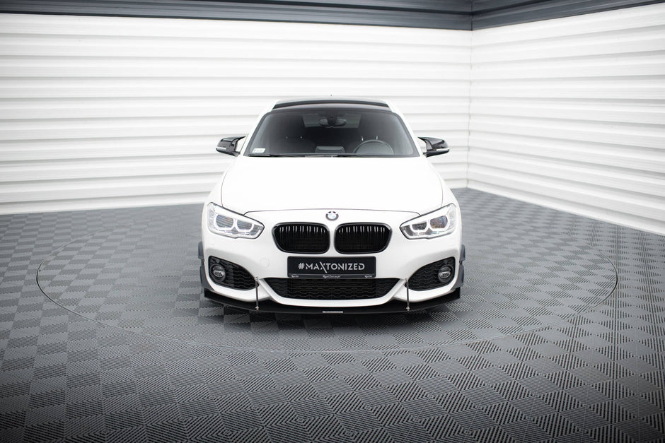 Främre Stötfångare Wings (Canards) för BMW 1 M-Pack / M140i F20 Facelift