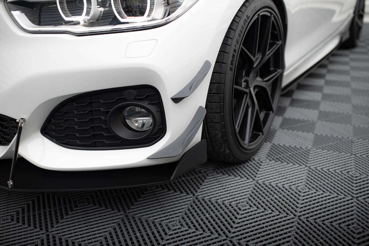 Främre Stötfångare Wings (Canards) för BMW 1 M-Pack / M140i F20 Facelift