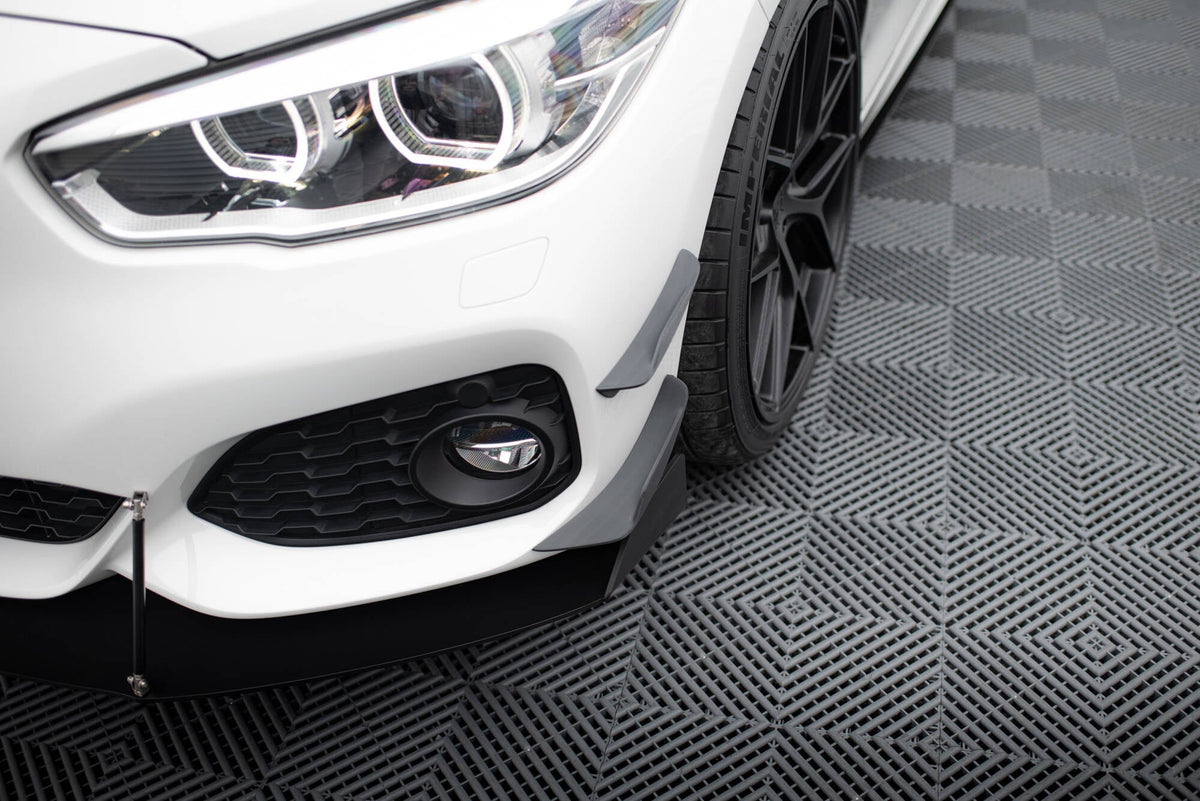 Främre Stötfångare Wings (Canards) för BMW 1 M-Pack / M140i F20 Facelift