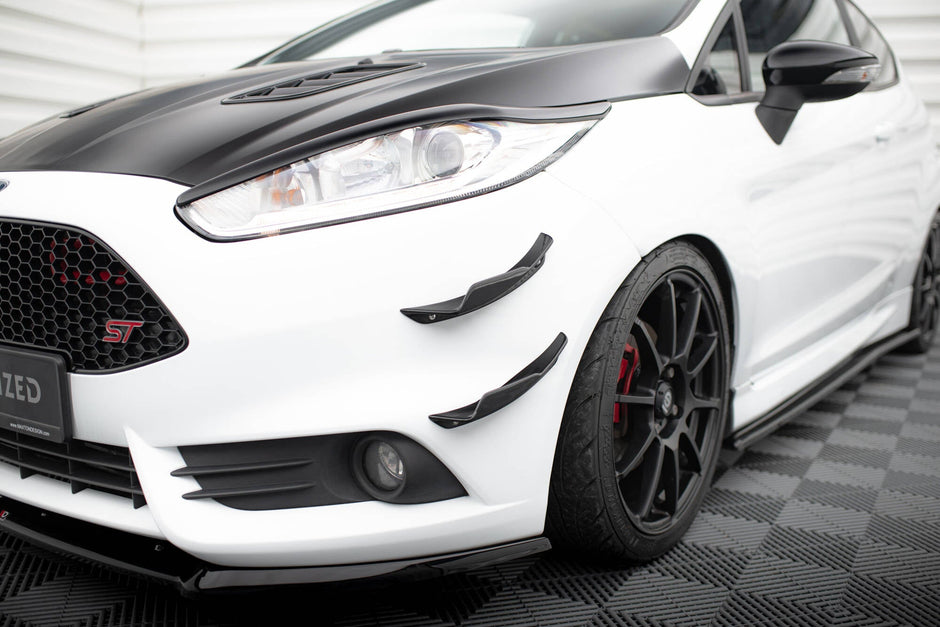 Främre Stötfångare Wings (Canards) för Ford Fiesta Mk7 ST Facelift