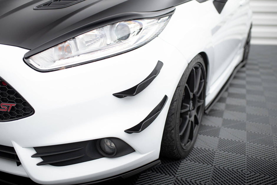 Främre Stötfångare Wings (Canards) för Ford Fiesta Mk7 ST Facelift