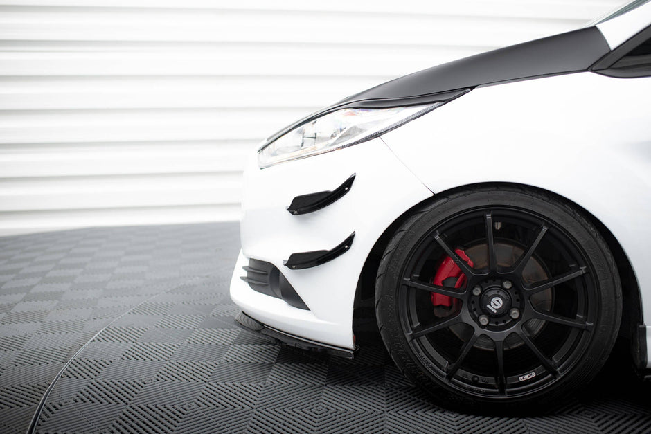 Främre Stötfångare Wings (Canards) för Ford Fiesta Mk7 ST Facelift