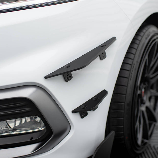 Främre Stötfångare Wings (Canards) för Ford Fiesta Mk8 ST/ ST-Line