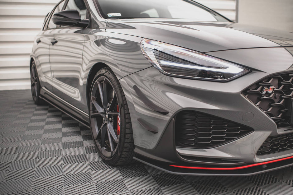 Främre Stötfångare Wings (Canards) för Hyundai I30 N / I30 N-Line Hatchback/Fastback Mk3 Facelift