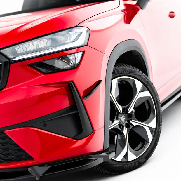 Främre Stötfångare Wings (Canards) för Skoda Kodiaq RS Mk2
