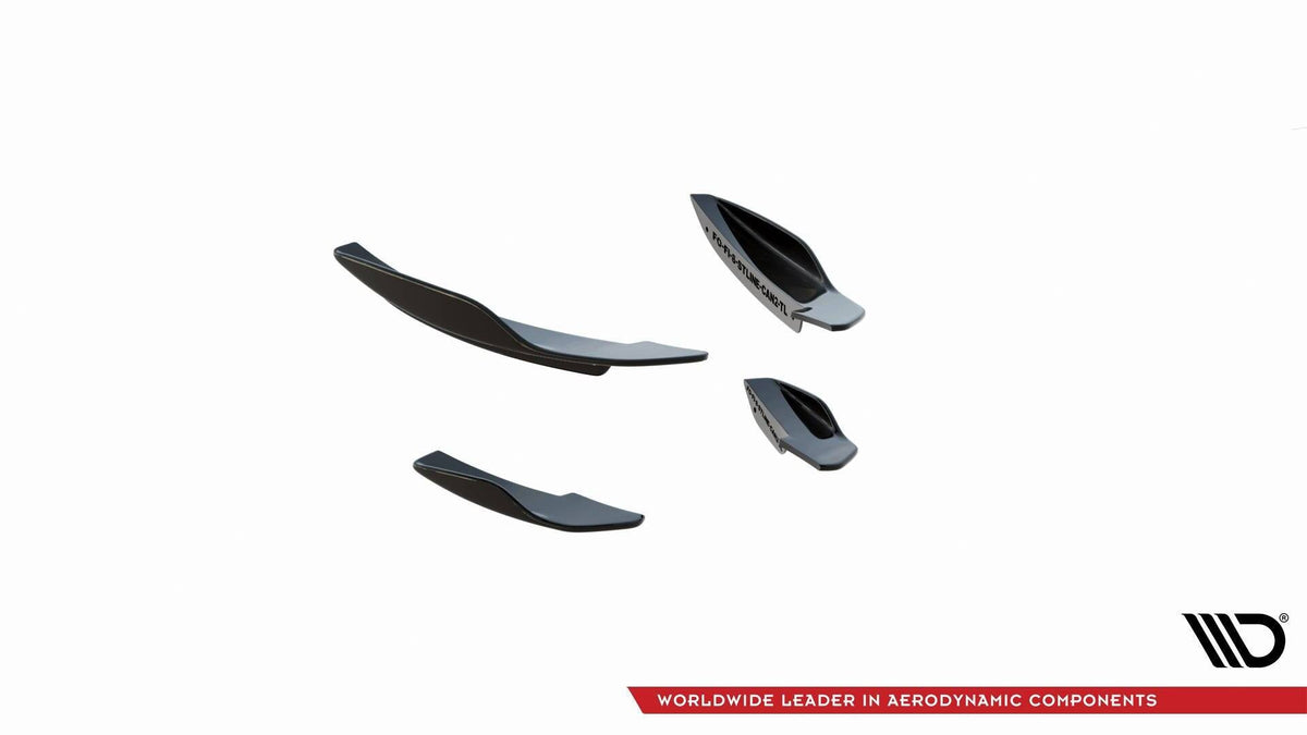Främre Stötfångare Wings (Canards) V.2 för Ford Fiesta Mk8 ST / ST-Line
