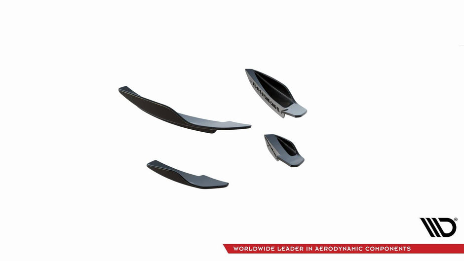 Främre Stötfångare Wings (Canards) V.2 för Ford Fiesta Mk8 ST / ST-Line