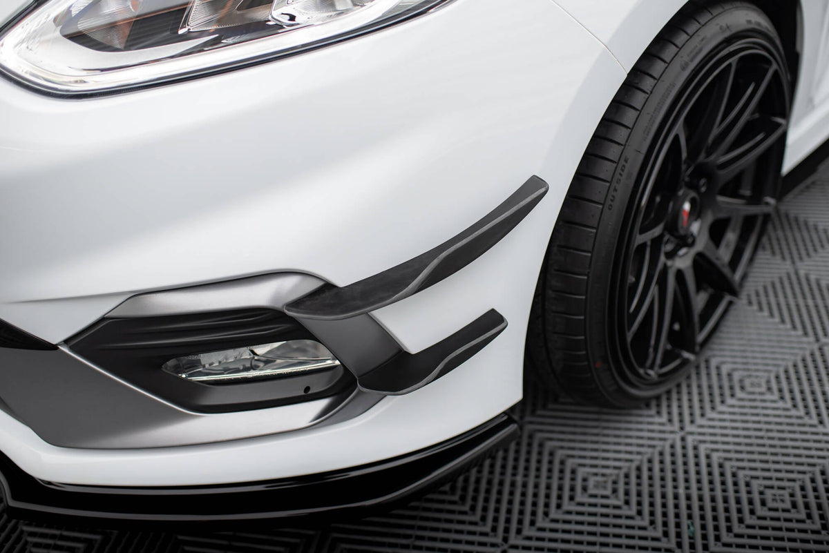 Främre Stötfångare Wings (Canards) V.2 för Ford Fiesta Mk8 ST / ST-Line