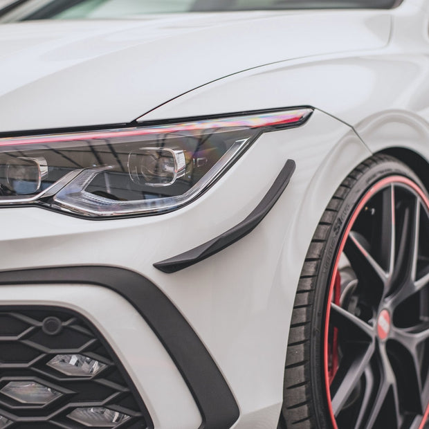Främre Stötfångare Wings (Canards) för Volkswagen Golf GTI Mk8