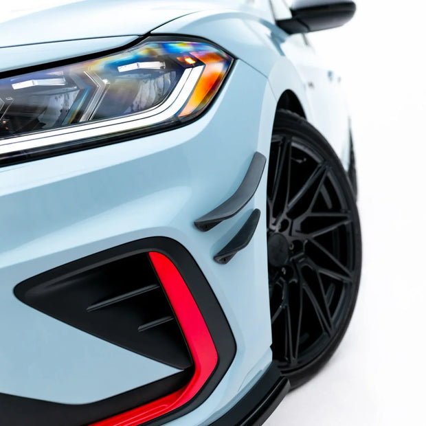 Främre Stötfångare Wings (Canards) för Volkswagen Jetta GLI Mk7 Facelift 2