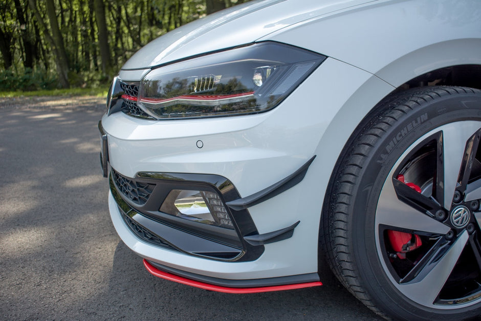 Främre Stötfångare Wings (Canards) för Volkswagen Polo GTI Mk6