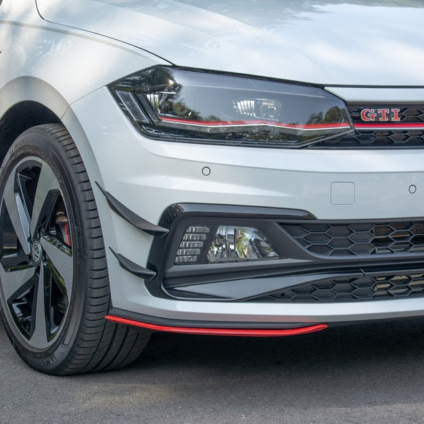 Främre Stötfångare Wings (Canards) för Volkswagen Polo GTI Mk6