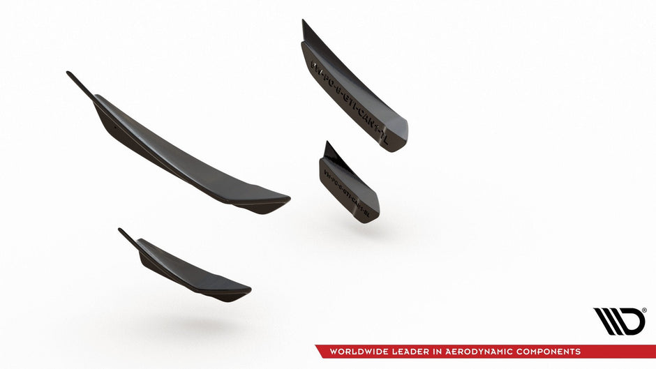 Främre Stötfångare Wings (Canards) för Volkswagen Polo GTI Mk6