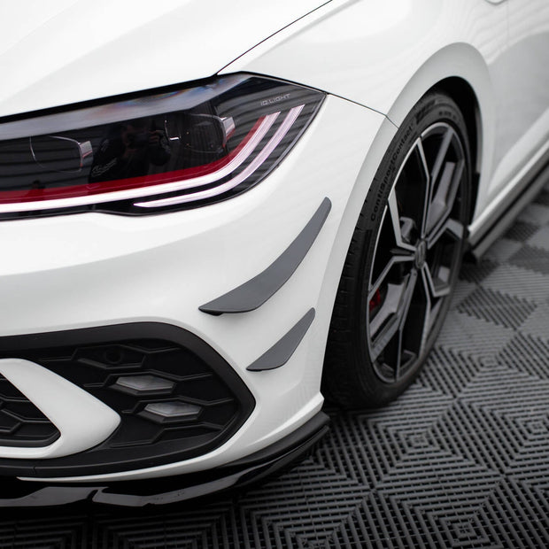 Främre Stötfångare Wings (Canards) för Volkswagen Polo GTI Mk6 Facelift