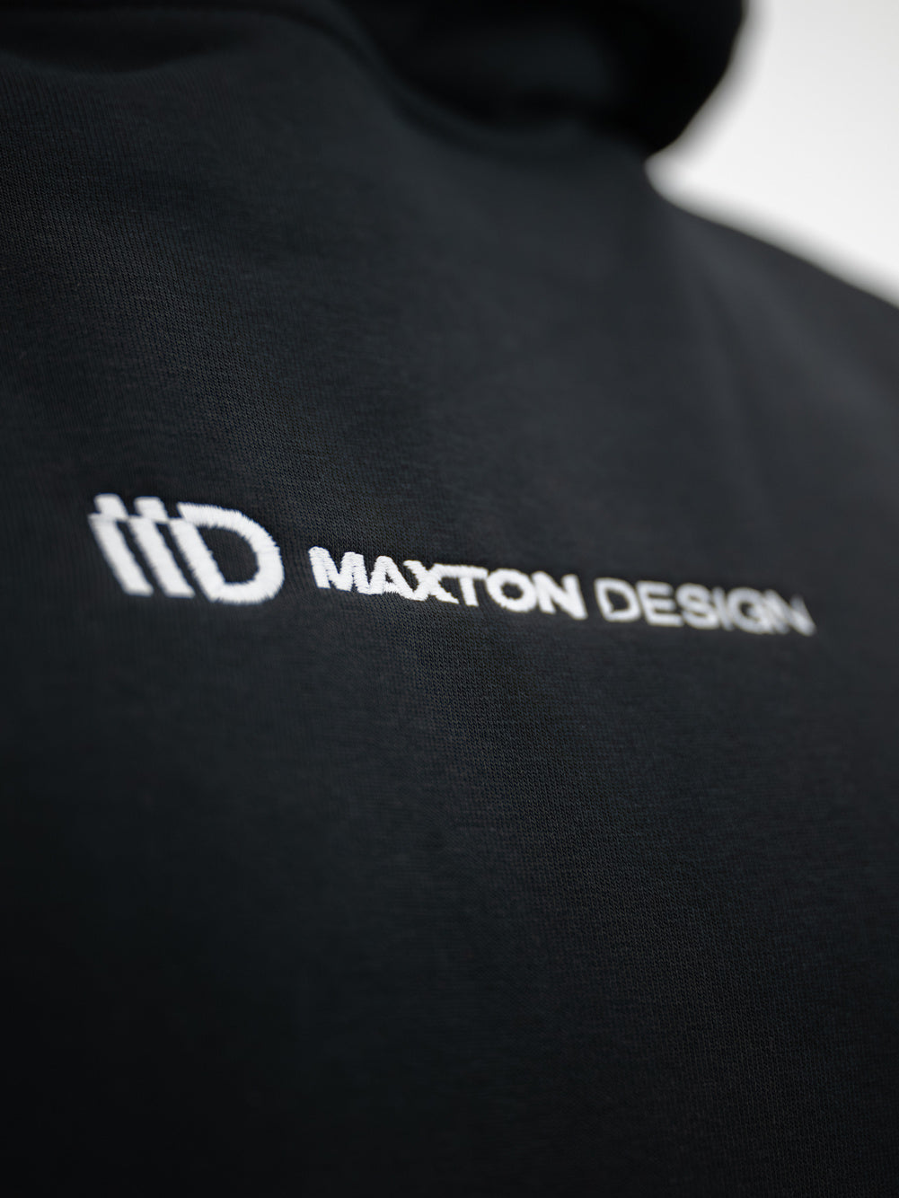 Maxton Design hoodie, svart