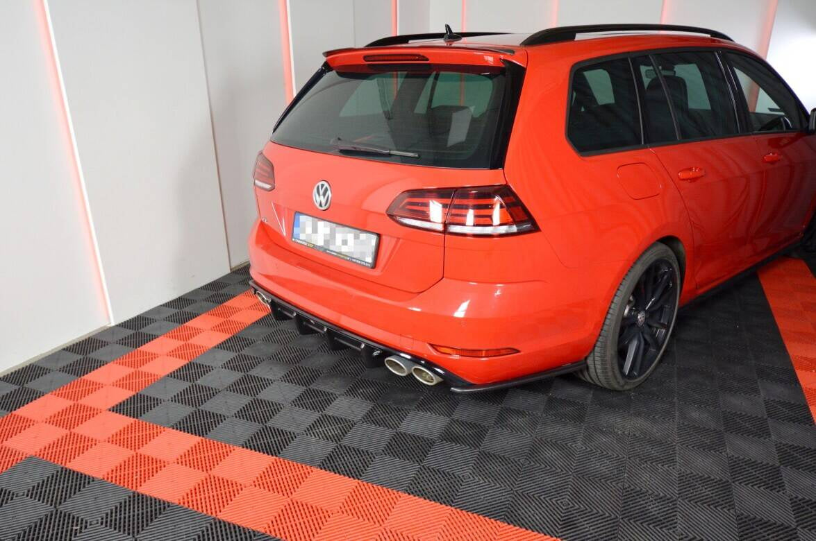 Rear Valance för Volkswagen Golf R Variant Mk7 Facelift