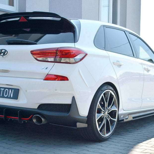 Racing Sidokjolar Diffusers för Hyundai I30 Mk3 N