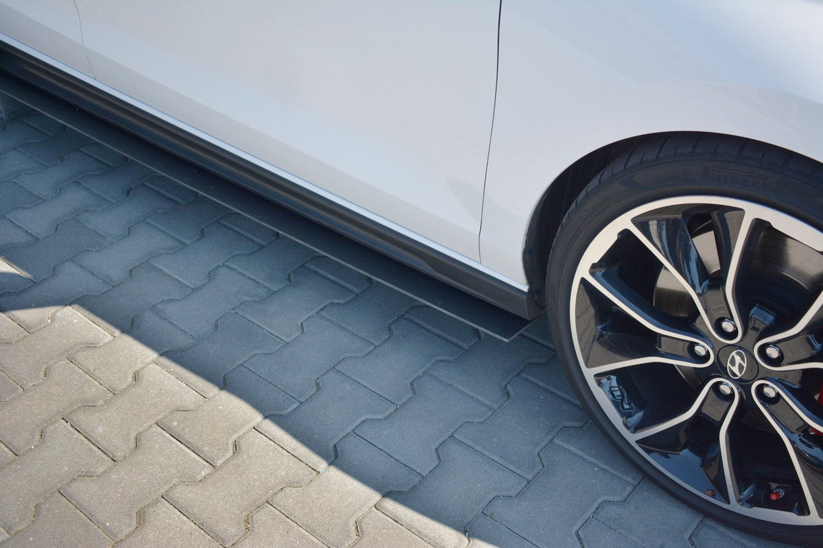 Racing Sidokjolar Diffusers för Hyundai I30 Mk3 N