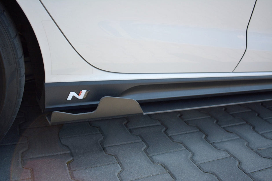 Racing Sidokjolar Diffusers för Hyundai I30 Mk3 N