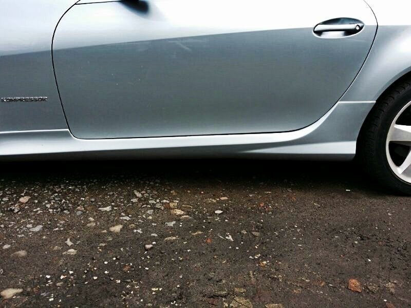 Sidokjolar för Mercedes SLK R171 (SLK R172 AMG LOOK) ABS PLASTIC