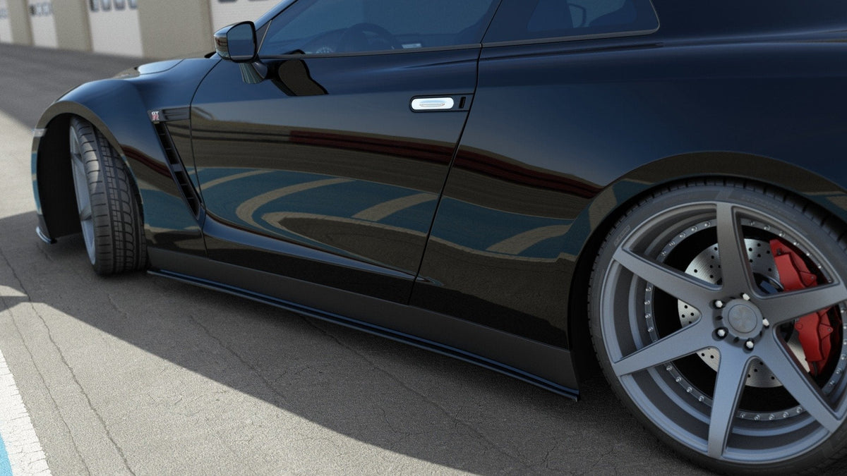 Sidokjolar Diffusers för Nissan GT-R Coupe (R35-SERIES)